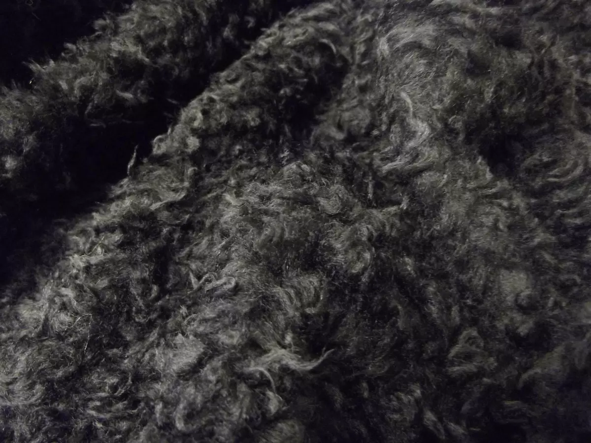 Faux Fur Fabric, Black