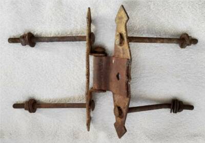 VTG Barn Hings-100+ Yrs Old-Surface Rust-Swivels Easily-Usable or Display