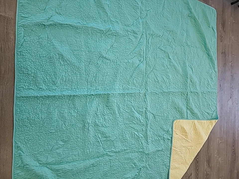 Almohadas de algodón orgánico Amy Butler Welspun Full/queen amarillo azulado Foto 2 de 4