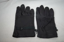 GI Black D3A Leather Gloves Flexor Style Glove Size 3 (Small) Light Duty  Glove
