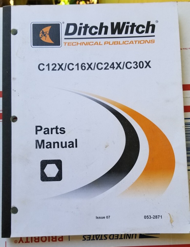 Ditch Witch C12X/C16X/C24X/C30X Parts Manual 053-2871 Year