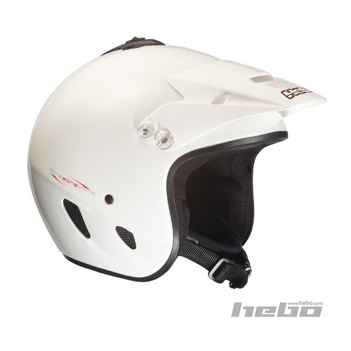 Casco TRIAL HEBO ZONE POLICARBONATO BIANCO | eBay
