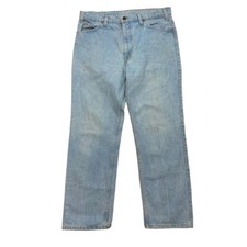  Vintage 1987 Levis 549 Jeans Mens 36X29 Two Horse Brand Jeans Light Wash Zip