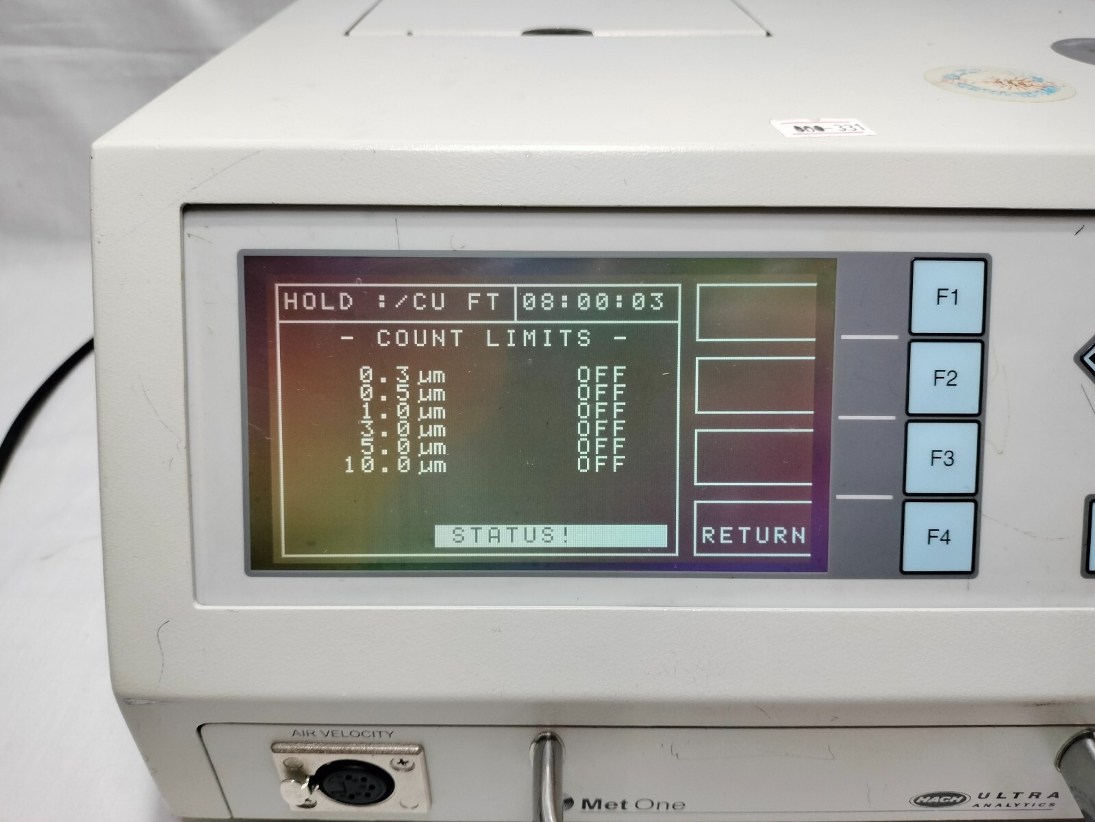 MET One Hach Ultra Analytics 3313 Particle Counter w/ Accessories