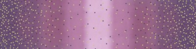 OMBRE CONFETTI METALLIC Mauve Gold Quilt Fabric 10807-319M by 1/2 Yard V & Co