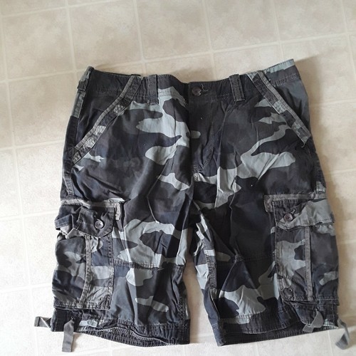 Knee Cargo Green Camo Urban Streetwear 