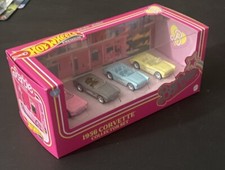 Hot Wheels Premium Barbie the Movie 1956 Corvette Collector Set