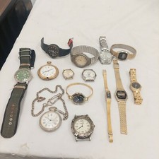 Watch Lot of 14 Wristwatch Diffferent Brands Untest Parts/Repair Sonic Armitron
