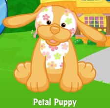 Webkinz Classic Petal Puppy - hm499 - Virtual Adoption Code Only
