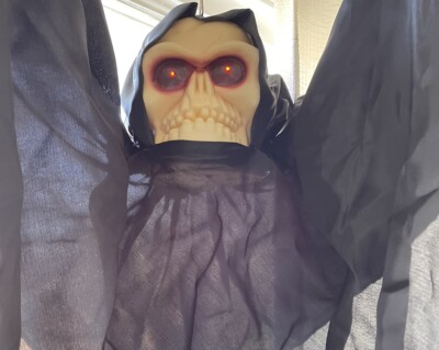 Gemmy 1993 Halloween Animated Grim Reaper Works Very Cool Vintage