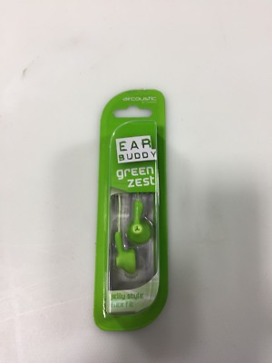 Aircoustic Green Zest Ear Buds