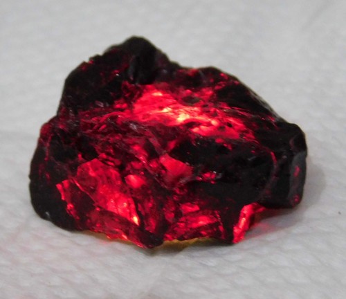 76.60 Ct Natural Crystal Raw Rough Red Garnet Rare Reiki Stone Specimens Gem - Picture 3 of 3