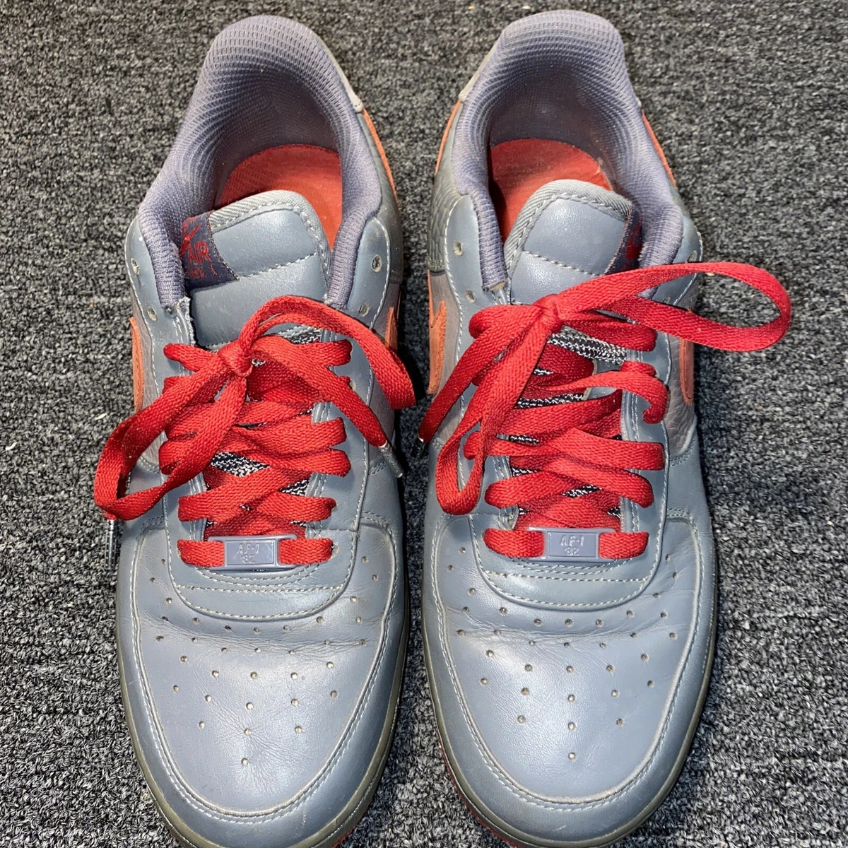 Nike air force 1 red cheap men
