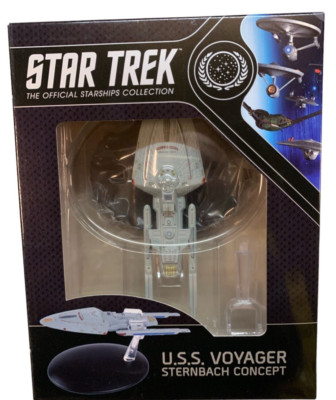 USS Voyager Sternbach Concept Modell Eaglemoss Star Trek mit Magazin NEU