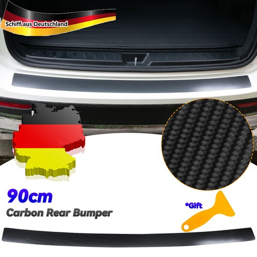 Ladekantenschutz-Folie Schutz Kratzer Carbon Schwarz  für AUDI A4 Avant S4/B8 ab - Bild 11 von 11