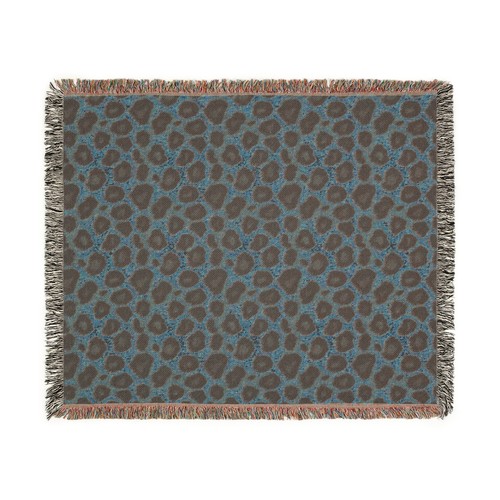 Animal Print Woven Blanket, Leopard Vtg Home Decor, Gift for Cat Lovers, 3 Size - Picture 5 of 9