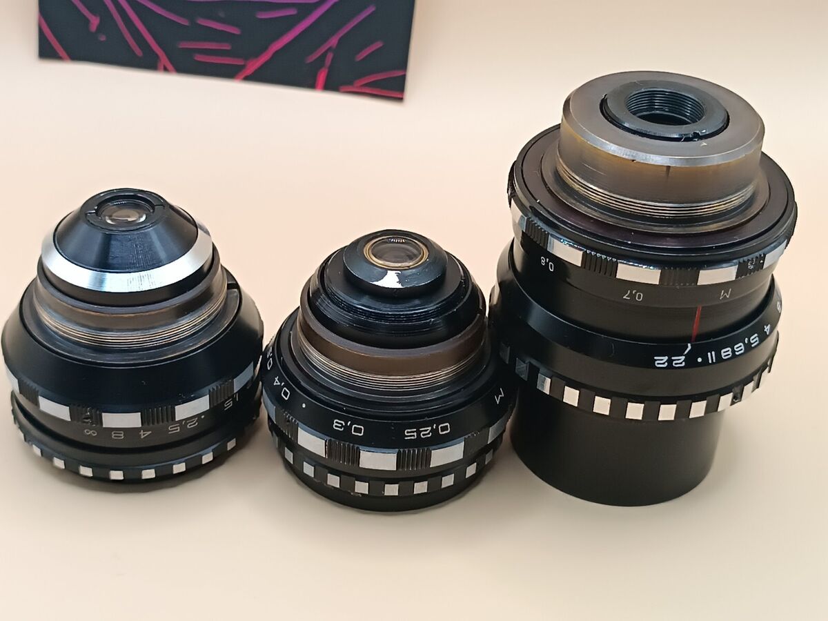Set 3 lens Kiev-16U camera Mir-11M Vega-7-1 Tair-41M 4 Black Set 3 lens Kiev-16U camera Mir-11M Vega-7-1 Tair-41M 4 Black