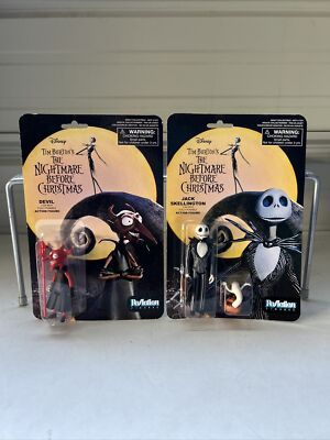 Tim Burton Nightmare Before Christmas Jack Skellington & Devil