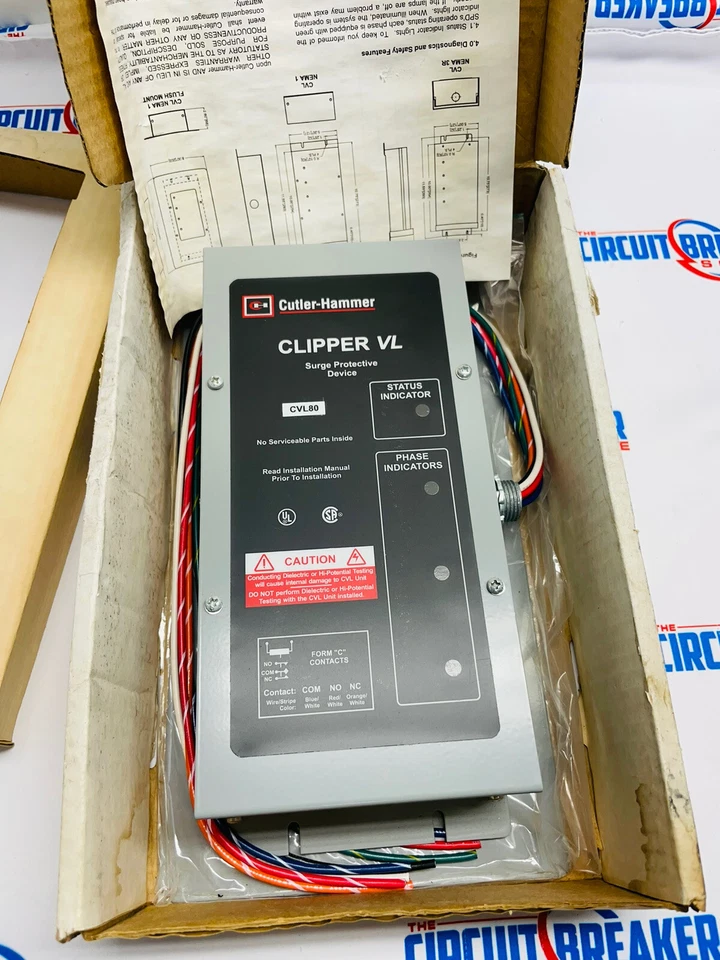  CUTLER HAMMER CVL080CH208YBDRSX Clipper VL CVL80 Surge Protector A0PX2H1807 - Image 2 of 2
