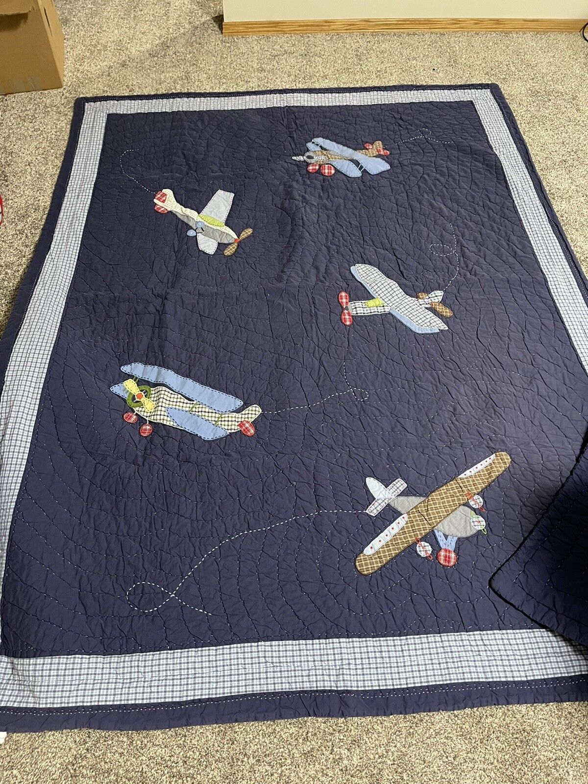 pottery barn kids quilt twin