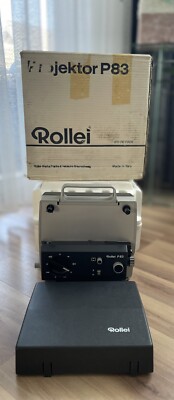 Rollei Filmprojektor P83 Super + Normal - 8 Film OVP Rare Selten Getestet  