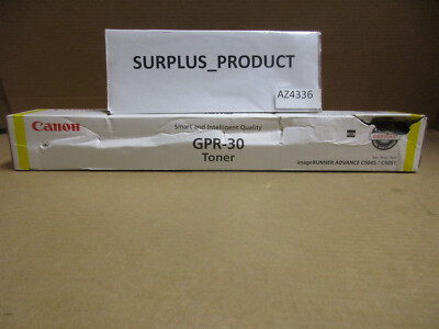 GENUINE CANON 2801B003 GPR-30 GPR30 YELLOW TONER CARTRIDGE SEALED DAMAGED BOX