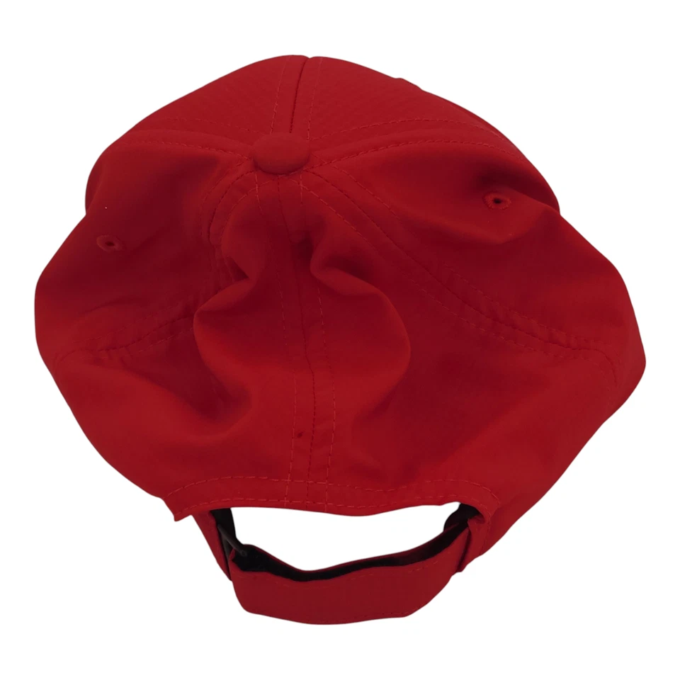 Gorra de béisbol de golf TaylorMade Shoal Creek roja sin estructura ajustable talla única Foto 3 de 4