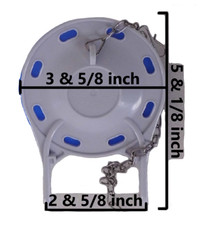 3.5 inch Flapper, Chemical Resistant with Floating Silicone Seal