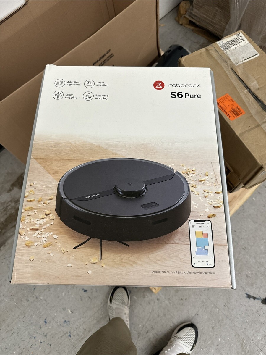 Roborock S65 Pure Robotic Vacuum/Mopping -Black | eBay