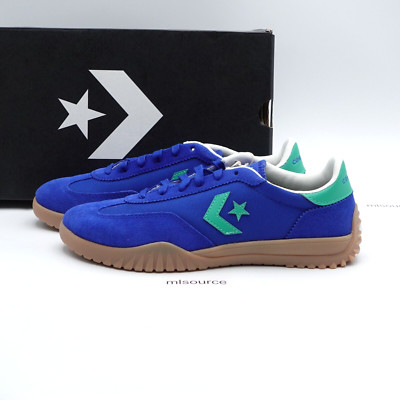 Size 7 Women's Converse Run Star Trainer Sneakers A10372C Blue/Apex Green/Egret