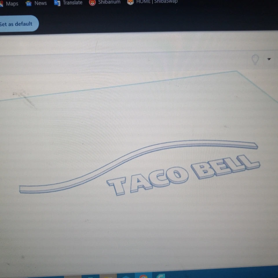 CUSTOMER CUSTOM ORDER O-Scale Taco Bell Restaurant 3D Sign Plastic Decals - Image 4 of 4