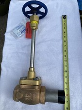 REGO BK9412PT-F30 STRAIGHT GLOBE VALVE 1.5"  600 CWP Cryogenic Liquid Nitrogen