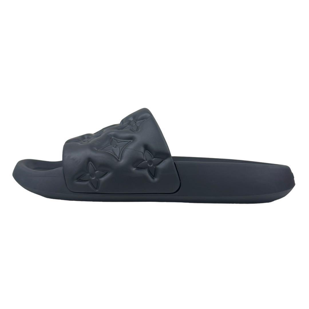 Louis Vuitton LV Waterfront Line Mule Sandals Flat Noir 1A9FKM US 