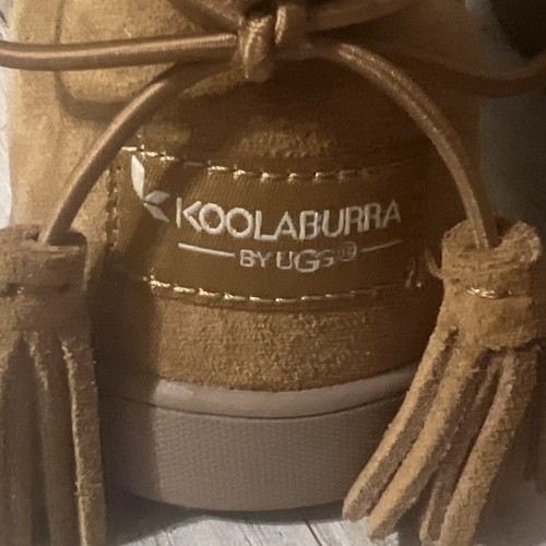 UGG Koolaburra Braunes Veloursleder Skyllar Ankle Slip On Bootie Boots Damen Größe 7 EUC - Bild 11 von 16
