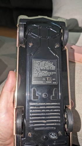 Coolest Vintage Telemania 1959 Pink El Dorado Cadillac Landline Phone New Old! - Picture 14 of 23