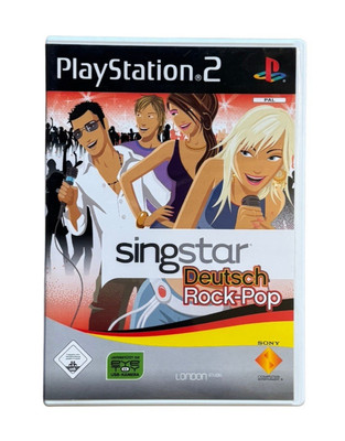 SingStar Deutsch Rock Pop PS2 PlayStation 2 Spiel mit Handbuch