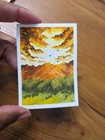 Without Audrey: ACEO watercolor painting. Original Landscape — photo 5
