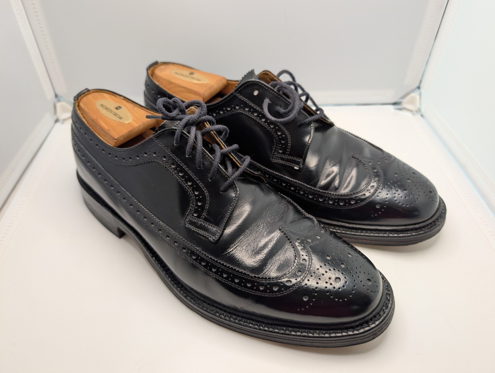 Royal Tweed Cheaney of England Premium Grade Leather Oxford Dress Shoes Size 11