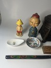 Vintage Japanese Style Trinkets Lot - Figurines Dishes Etc  — photo 2