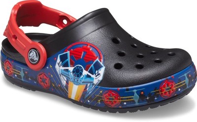 crocs Funlab Darth Vader Lights Clog Kids Schwarz Croslite