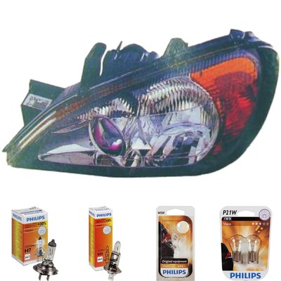 Scheinwerfer links für Nissan Primera P11 Bj. 99-02 Facelift Valeo inkl. Lampen