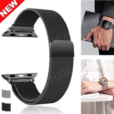 Magnetic Metal Loop Strap Band For Apple Watch Ultra 4 3 12 11 10 9 8 7 6 5 SE3