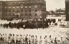 c1918 Ada Ohio Northern University WW1 MILITARY DEPARTMENT SATC RPPC Photo PC