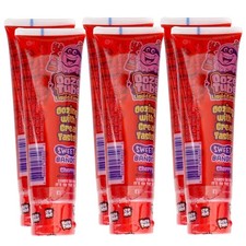 Ooze Tube Liquid Candy Cherry, 4 Ounce Each (Pack of 6)