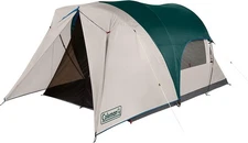 Coleman - Cabin Camping Tent with Screened Porch, 4/6 Person Weatherproof Tent