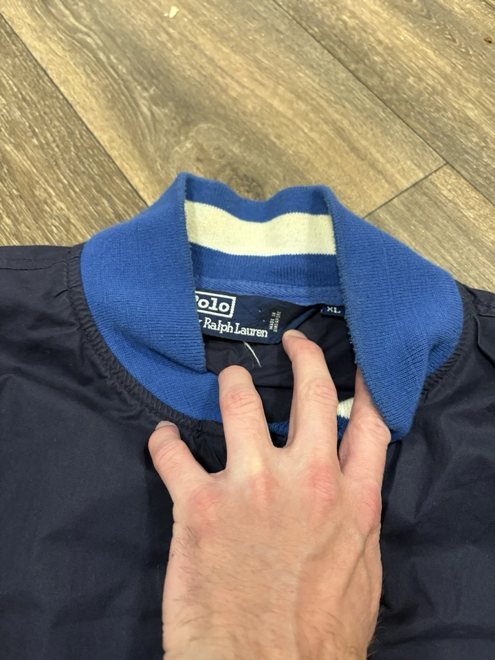 Vintage Polo Ralph Lauren CP RL-93 - Cortavientos Bombardero TALLA XL Foto 3 de 4