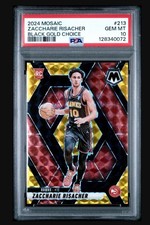 2024-25 Mosaic Zaccharie Risacher Black Gold Choice 2/8 PSA 10 🔥🔥
