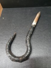 Hand Forged Vintage Steel Hook Butchers Shop Screw In Beam Hook Kitchen