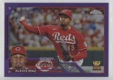 2023 Topps Chrome Purple Refractor 243/250 Alexis Diaz Alexis Díaz #179 11qz
