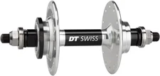 DT Swiss Track Rear Hub 10x120mm Threaded J-Bend, Polished Silver, 24h, Sealed